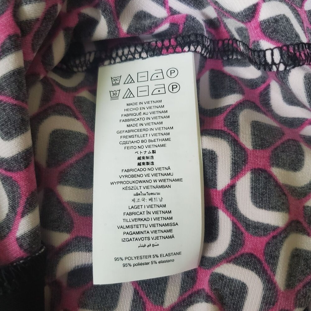 Michael kors womens mini dress sz medium deep Fuchsia round neck sleeveless new - Picture 9 of 16